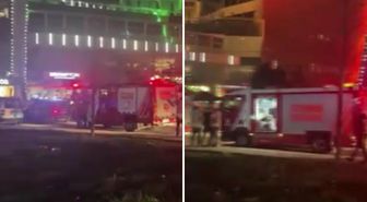Kağıthane’de AVM’de yangın paniği
