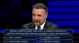 Sacdan yapılmış küçük çaplı boru ve bağlantı parçalarının sökülüp takılmasında kullanılan anahtara verilen ad hangisidir?