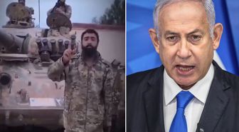Suriye askerleri Netanyahu'yu tehdit etti: Büyük İsrail hayalin seni uçuruma sürükleyen bir rüyadır