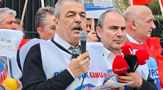 Birleşik Kamu-İş'ten TÜİK önünde protesto