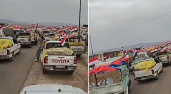 Irak'tan yardım kampanyası! Araçlar akın akın İran'a gidiyor