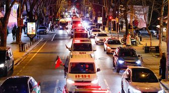 İstanbul'da yüzlerce araçla Gazze konvoyu