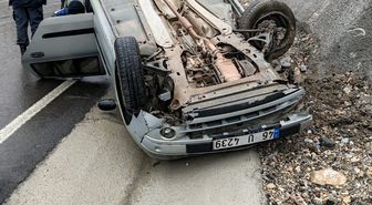 Doğanşehir'de Otomobil Takla Attı: 5 Yaralı