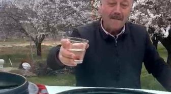 Kayısı bahçelerinde 'zemzemli' ilaçlama