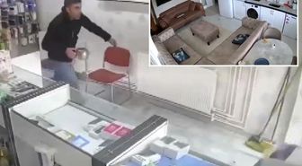 5.2'lik deprem anı kamerada! Bir kişi panikle balkondan atladı