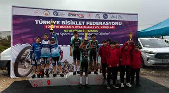 Akhisarlı bisikletçiler Türkiye Kupası'nda zirvede