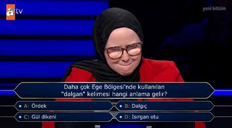 Daha çok Ege Bölgesi'nde kullanılan 'dalgan' kelimesi hangi anlama gelir?