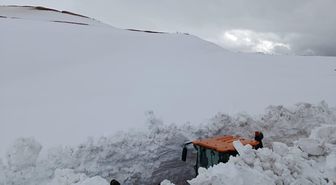 Erzincan'da Karla Mücadele Devam Ediyor