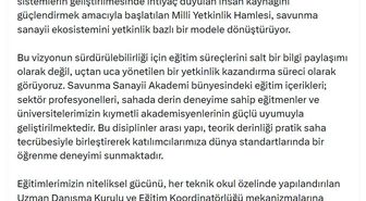 Haluk Görgün'den 'Savunma Sanayii Akademi' paylaşımı