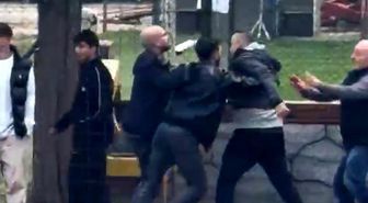 Kocaeli'de kadın hakeme saldırı girişimi kamerada