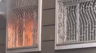 Şişli'de otelde yangın -1
