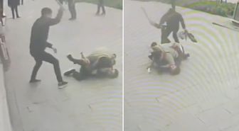 Annesini darp eden şahıs, iki kardeşi tarafından sopayla dövüldü