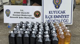 Aydın'da sahte içki operasyonu: 3 gözaltı