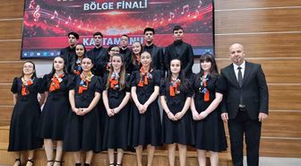 Kastamonulu öğrenciler koro yarışmasının bölge finalinde 1'inci oldu