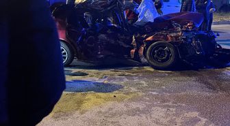 Mersin'de minibüs ile otomobil çarpıştı: 1 ölü