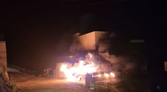 Alanya'da müstakil evde çıkan yangın hasara neden oldu