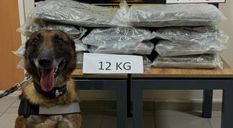 Anadolu Otoyolu'nun Düzce kesiminde durdurulan minibüste 12 kilogram uyuşturucu ele geçirildi