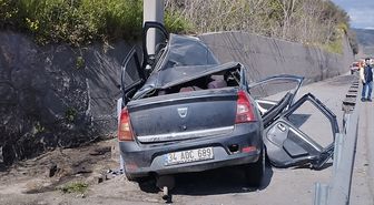 Anadolu Otoyolu'nun Kocaeli kesimindeki kaza ulaşımı aksattı