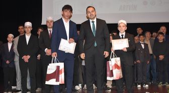 Artvin'de 'Genç Bilaller Ezan Okuma Yarışması' bölge finali yapıldı