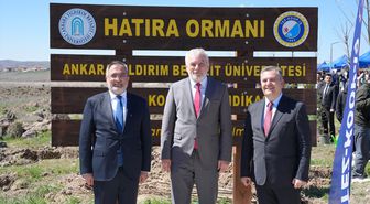 AYBÜ Esenboğa Külliyesi'nde 2 bin fidan toprakla buluşturuldu