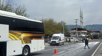 Aydın'da yolcu otobüsü ile minibüsün çarpıştığı kazada 1 kişi öldü, 3 kişi yaralandı