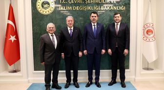 Başkan Büyükkılıç'tan Çevre, Şehircilik ve İklim Değişikliği Bakanı Kurum'a ziyaret
