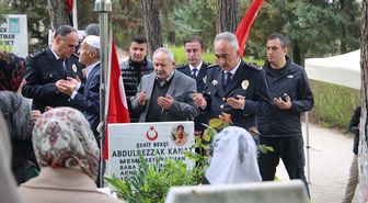 Batman İl Emniyet Müdürü Kaba şehitlerin mezarını ziyaret etti