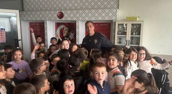 Biga İlçe Emniyet Müdürü Bolat okul ziyaretlerini sürdürüyor