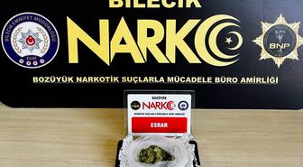 Bilecik'te üzerinde uyuşturucu bulunan zanlı yakalandı