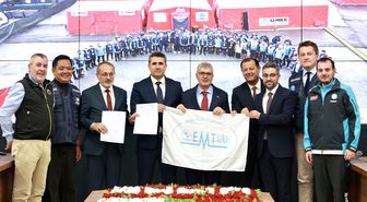 Bingöl UMKE Lojistik ve Operasyon Merkezi'ne Dünya Sağlık Örgütünden 'EMT bayrağı'