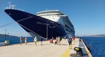 Bodrum'a 'Marella Discovery' kruvaziyeriyle 1752 turist geldi