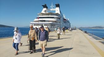 Bodrum'a 'Star Legend' kruvaziyeriyle 274 turist geldi