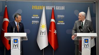 CHP Genel Başkanı Özel, İYİ Parti Genel Başkanı Dervişoğlu'nu ziyaret etti Açıklaması