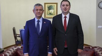 CHP Genel Başkanı Özel, Kuzey Makedonya THP Genel Başkanı İbrahim ile görüştü