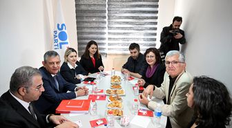 CHP Genel Başkanı Özel, Sol Parti'yi ziyaret etti Açıklaması