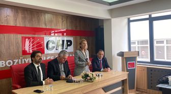 CHP Muğla Milletvekili Derici ile Parti Meclisi Üyesi Seyhan, Bilecik'te partililerle buluştu