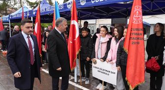 Çubuk'ta 23 Nisan Ulusal Egemenlik ve Çocuk Bayramı kutlandı