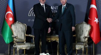 Cumhurbaşkanı Erdoğan, Azerbaycan Cumhurbaşkanı Aliyev ile görüştü