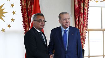 Cumhurbaşkanı Erdoğan, KKTC Cumhurbaşkanı Erhürman ile görüştü