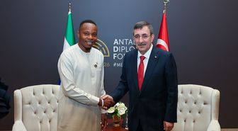 Cumhurbaşkanı Yardımcısı Yılmaz, Antalya Diplomasi Forumu kapsamında görüşmeler yaptı Açıklaması