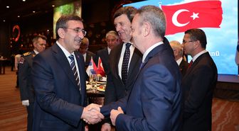 Cumhurbaşkanı Yardımcısı Yılmaz, 'Sırbistan Milli Günü Resepsiyonu'na katıldı Açıklaması