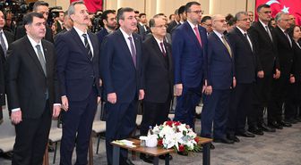 Cumhurbaşkanı Yardımcısı Yılmaz, Üniversite-Savunma Sanayii Güç Birliği Töreni'nde konuştu Açıklaması
