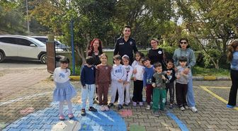 Miniklerden Polis Haftası Etkinliği