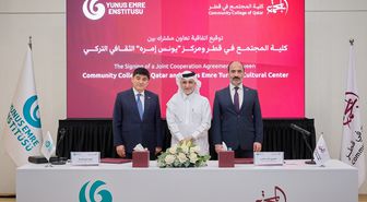 Doha YEE ile Katar Toplum Yüksekokulu arasında Türkçe öğretimine yönelik protokol imzalandı
