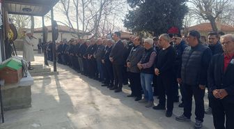 Edirne'de gazeteci Feyzullah Aktan son yolculuğuna uğurlandı