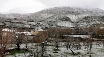 Erzincan'ın yüksek kesimlerine kar yağdı