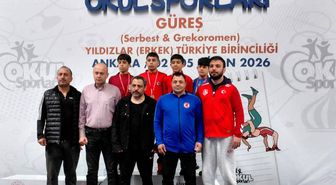 Erzincanlı güreşçi Türkiye üçüncüsü oldu