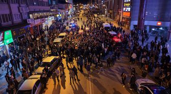 Erzurum, Ardahan ve Kars'ta Galatasaray'ın galibiyeti kutlandı