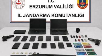 Erzurum merkezli dolandırıcılık operasyonunda yakalanan 8 şüpheli tutuklandı