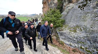 Eskişehir Valisi Yılmaz, Frig Vadisi gezisine katıldı